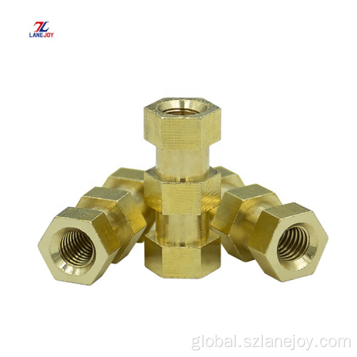 hex bolts and nut no burr brass head hex flat nut Manufactory